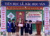 TRƯỜNG TIỂU HỌC NGÔ MÂY TỔ CHỨC LỄ RA TRƯỜNG ĐẦY XÚC ĐỘNG CHO HỌC SINH KHỐI LỚP 5